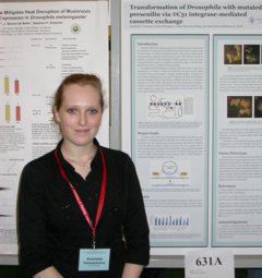 Anastasia Yemelyanova at Drosophila Conference 2008
