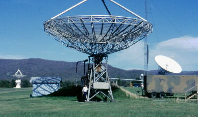 Radio telescope in Green Bank, WV