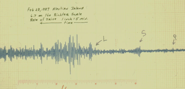first seismogram