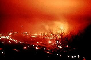 Air pollution in Johnstown, PA  -  1964