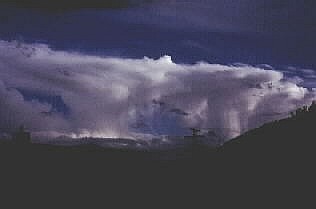 Mature cumulus clouds, UT.