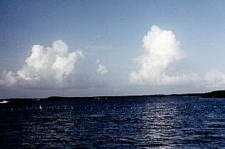 Cumulus clouds at Key West, FL