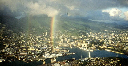 Double rainbow over Hawaii